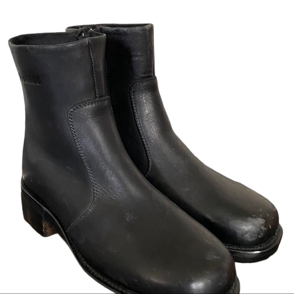 Durango Side Zip Leather Ankle Boots